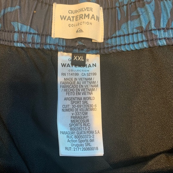 Quicksilver Waterman Collection Swim Trunks - Picture 4 of 5